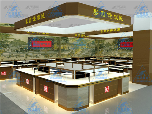 泰國佬銀匠珠寶展示柜